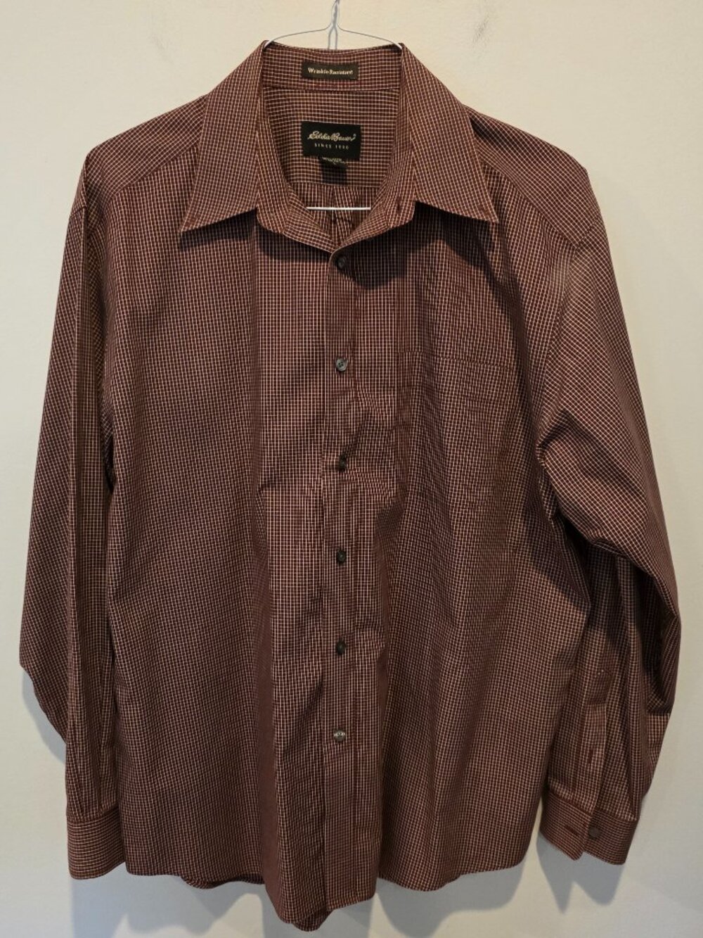 Eddie Bauer Dress Shirt, Size L, Like New